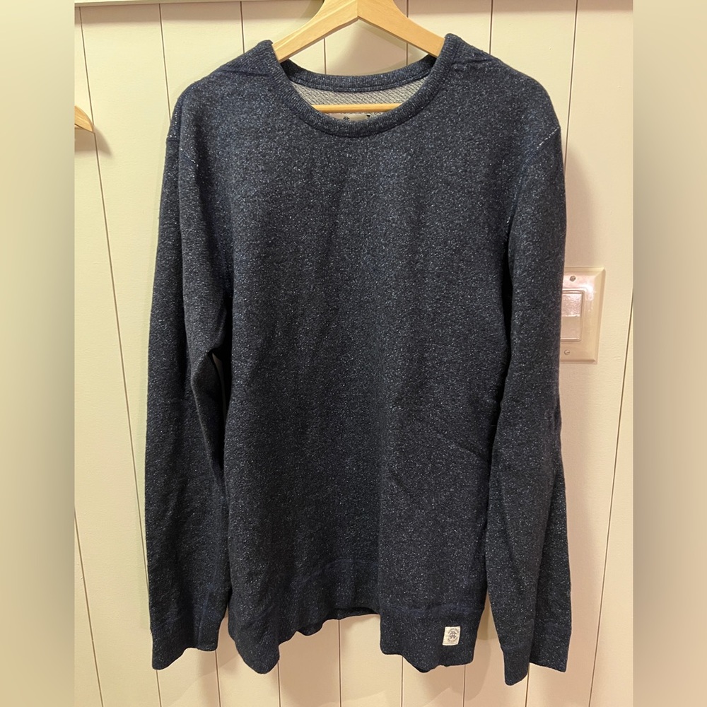 Steven Alan Reigning Champ Rare Vintage Crew Sweatshirt Navy